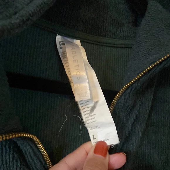 Fabletics cozy emerald green jumpsuit - Picture 5 of 6